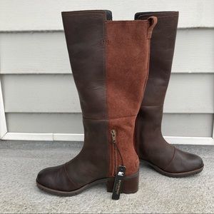 NWT, Sorel Womens Sienna Leather Waterproof Thigh Boots, 8.5.